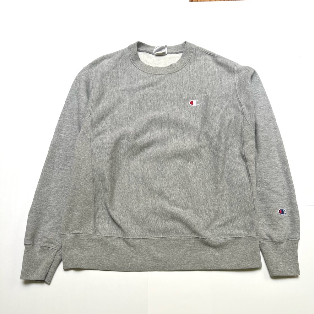 Vintage Champion Crewneck Sweatshirt  in Gray medium